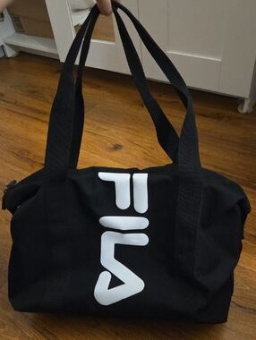Black Fila Tote Duffel Bag